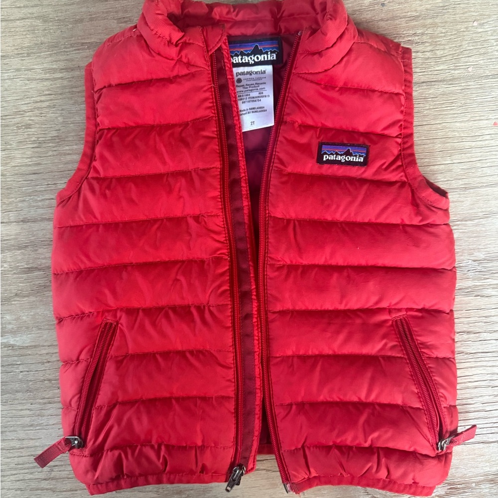 Patagonia Fiery Red Quilted Vest